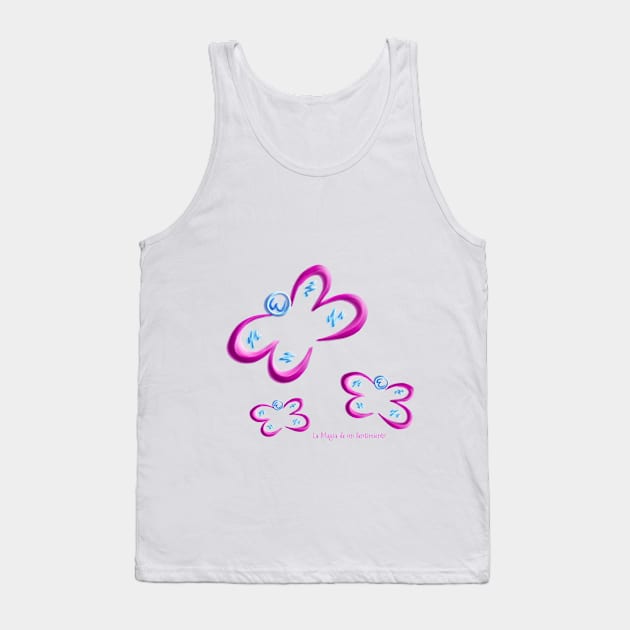 Beautiful Butterflies from the Butterflies Collection Tank Top by Magia y Color